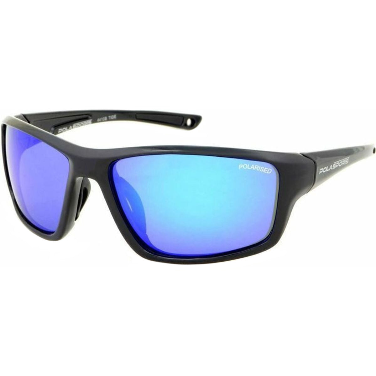 Tide, Black Floating/Blue Mirror Polarised Lenses