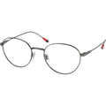 PH1208, Shiny Dark Gunmetal/Clear Lenses 51 Eye Size