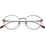 PH1208, Shiny Dark Gunmetal/Clear Lenses 51 Eye Size