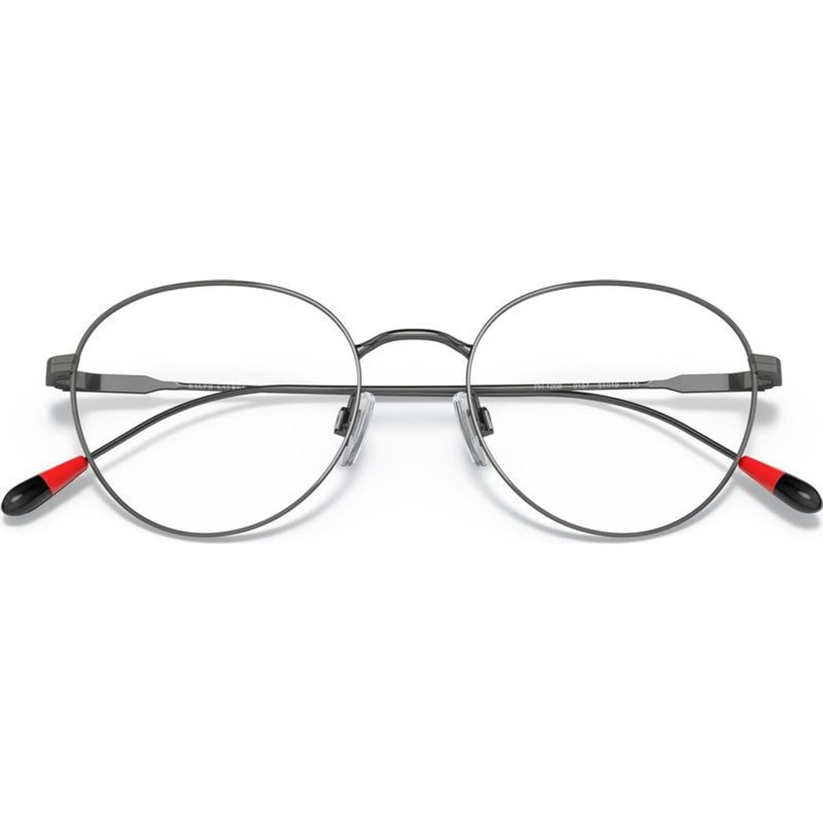 PH1208, Shiny Dark Gunmetal/Clear Lenses 51 Eye Size