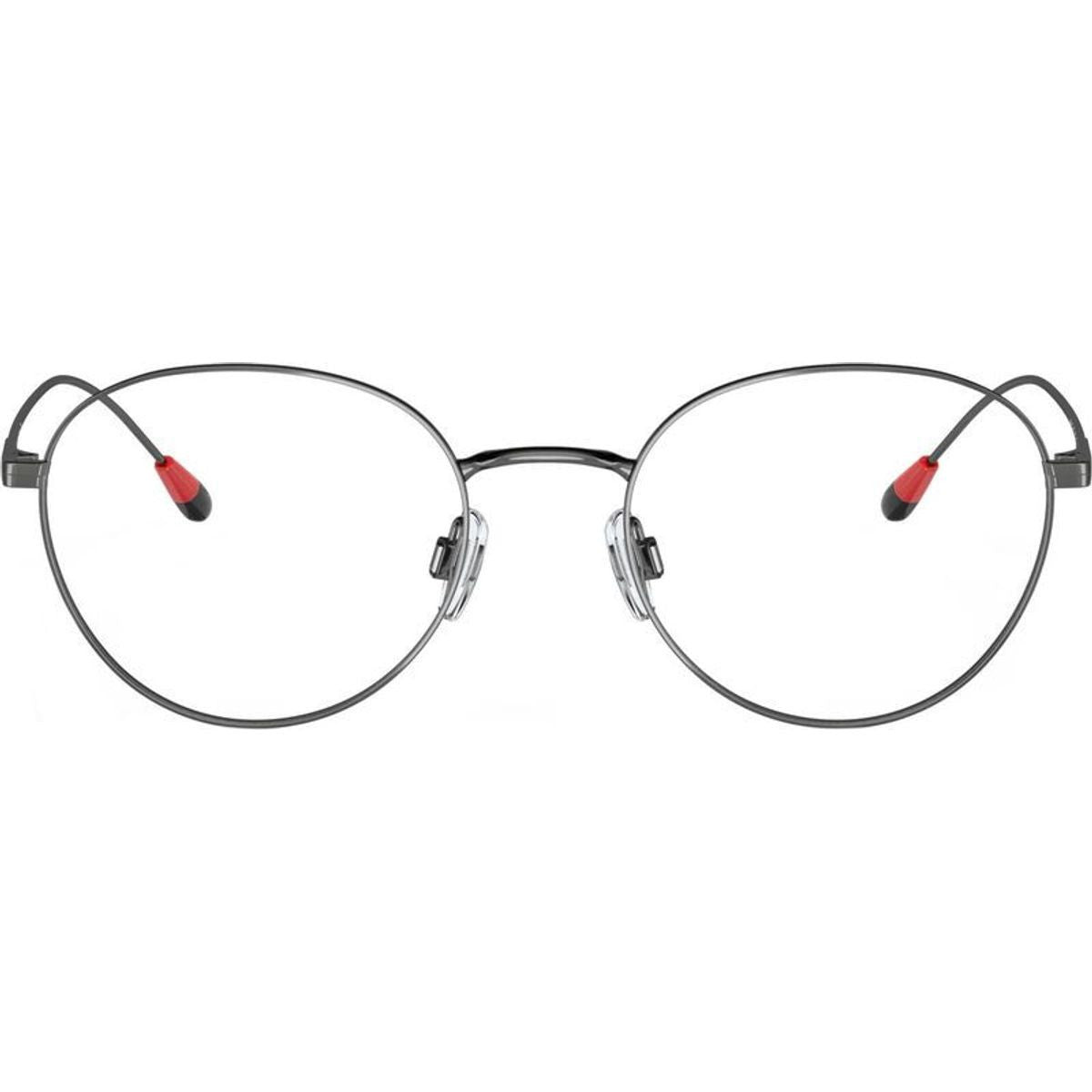 PH1208, Shiny Dark Gunmetal/Clear Lenses 51 Eye Size