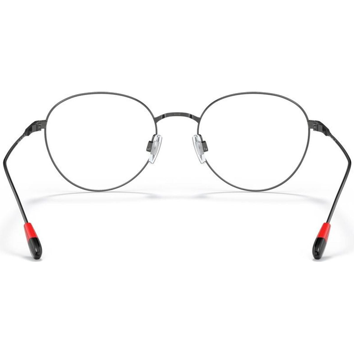 PH1208, Shiny Dark Gunmetal/Clear Lenses 51 Eye Size