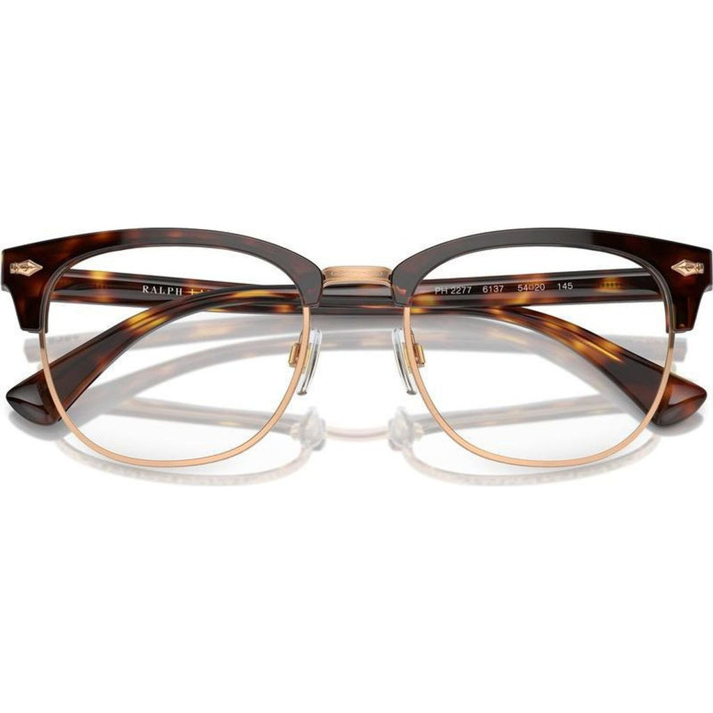 PH2277, Shiny Brown Tortoise/Clear Lenses 54 Eye Size