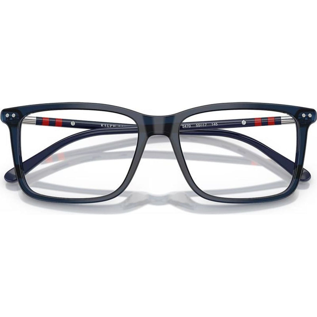PH2287, Shiny Transparent Blue/Clear Lenses 55 Eye Size
