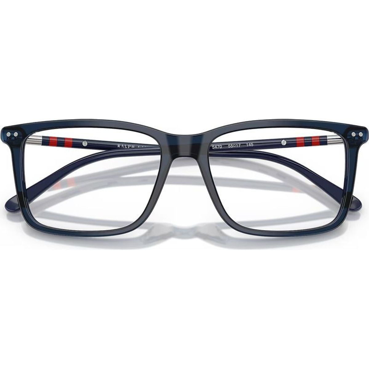 PH2287, Shiny Transparent Blue/Clear Lenses 55 Eye Size