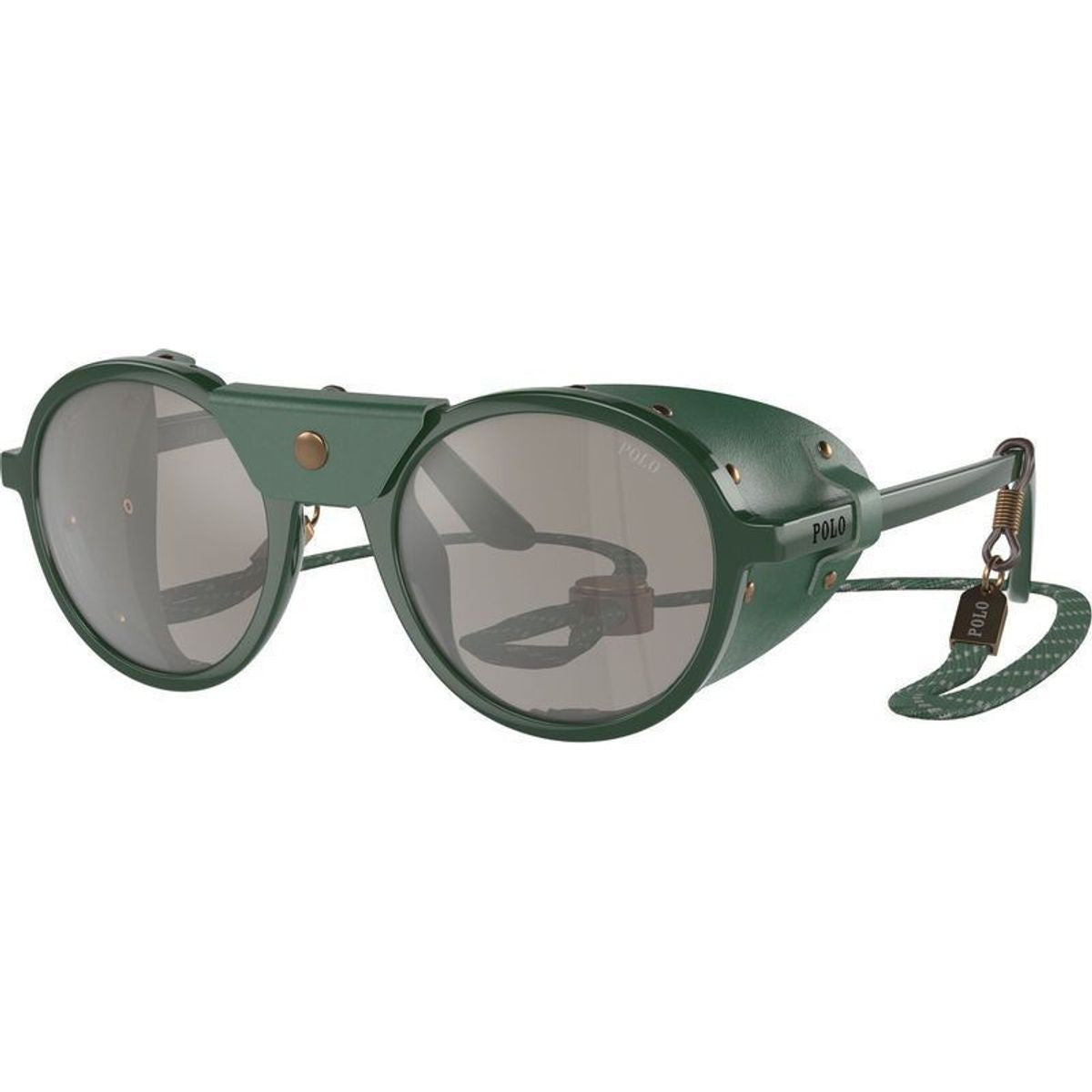 PH4216QU, Shiny Green/Light Grey Silver Mirror Lenses