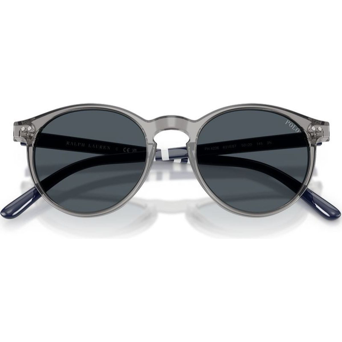 PH4236, Shiny Transparent Grey/Dark Grey Lenses