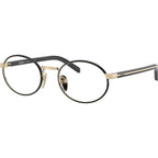 PRB55V, Pale Gold and Black/Clear Lenses 52 Eye Size