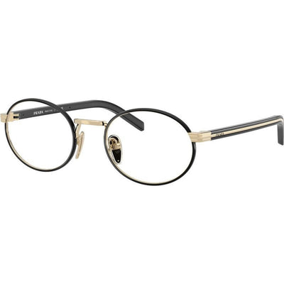 PRB55V, Pale Gold and Black/Clear Lenses 52 Eye Size