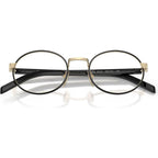 PRB55V, Pale Gold and Black/Clear Lenses 52 Eye Size