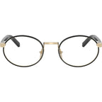 PRB55V, Pale Gold and Black/Clear Lenses 52 Eye Size