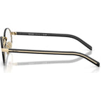 PRB55V, Pale Gold and Black/Clear Lenses 52 Eye Size