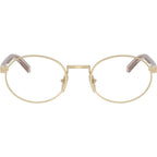 PRB55V, Pale Gold/Clear Lenses 52 Eye Size