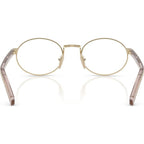PRB55V, Pale Gold/Clear Lenses 52 Eye Size