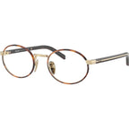 PRB55V, Pale Gold and Root Tortoise/Clear Lenses 52 Eye Size
