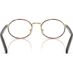 PRB55V, Pale Gold and Root Tortoise/Clear Lenses 52 Eye Size