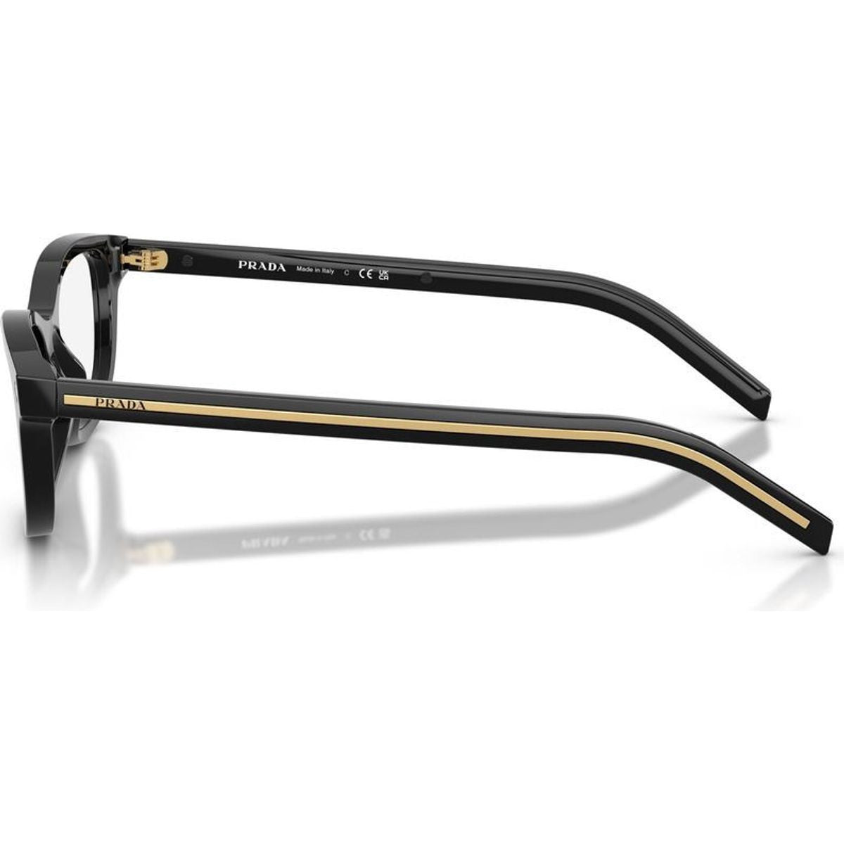 PRD01VU, Black/Clear Lenses 52 Eye Size