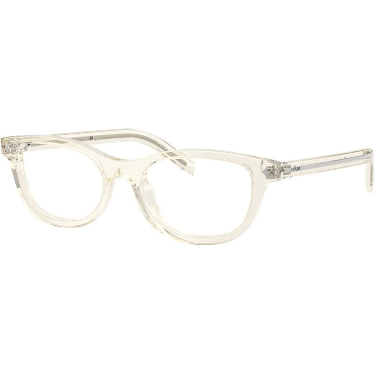 PRD01VU, Transparent Champagne/Clear Lenses 52 Eye Size