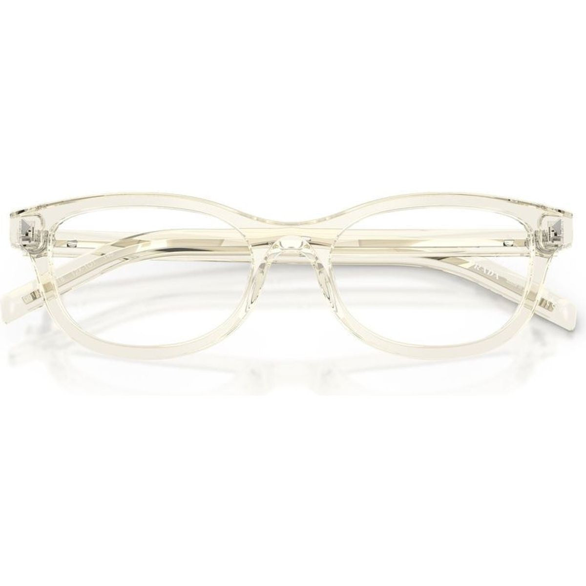 PRD01VU, Transparent Champagne/Clear Lenses 52 Eye Size