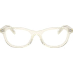 PRD01VU, Transparent Champagne/Clear Lenses 52 Eye Size