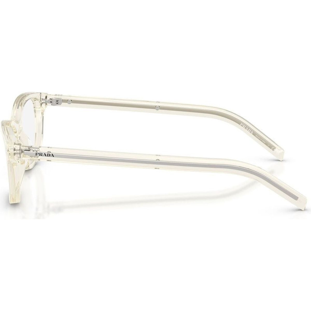 PRD01VU, Transparent Champagne/Clear Lenses 52 Eye Size