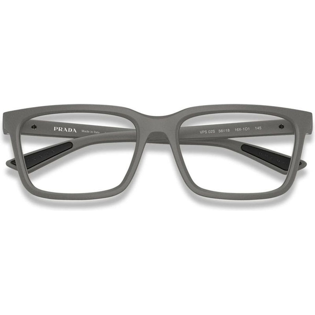 PS02SV, Metal Grey/Clear Lenses 54 Eye Size