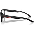 PS04QV, Black Rubber/Clear Lenses 54 Eye Size