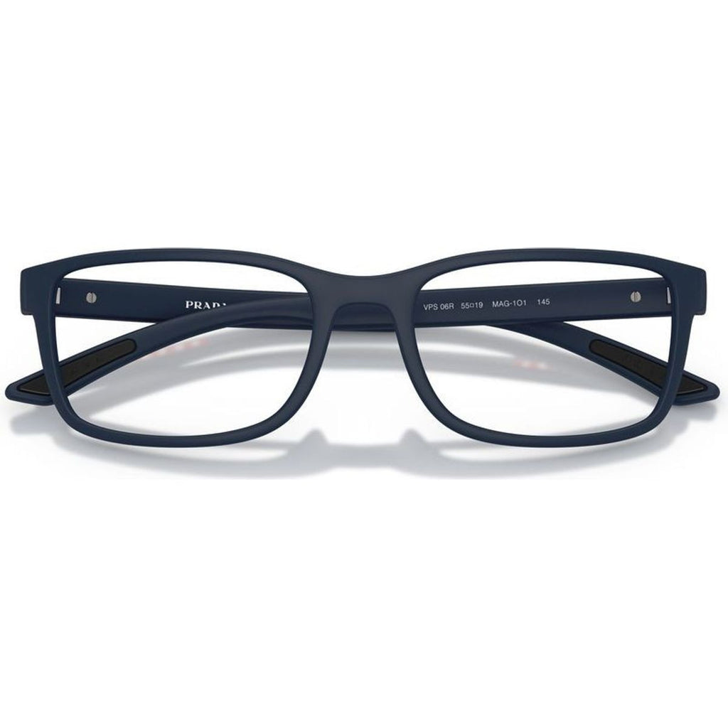 PS06RV, Matte Blue/Clear Lenses 53 Eye Size