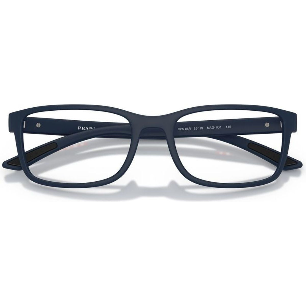 PS06RV, Matte Blue/Clear Lenses 53 Eye Size