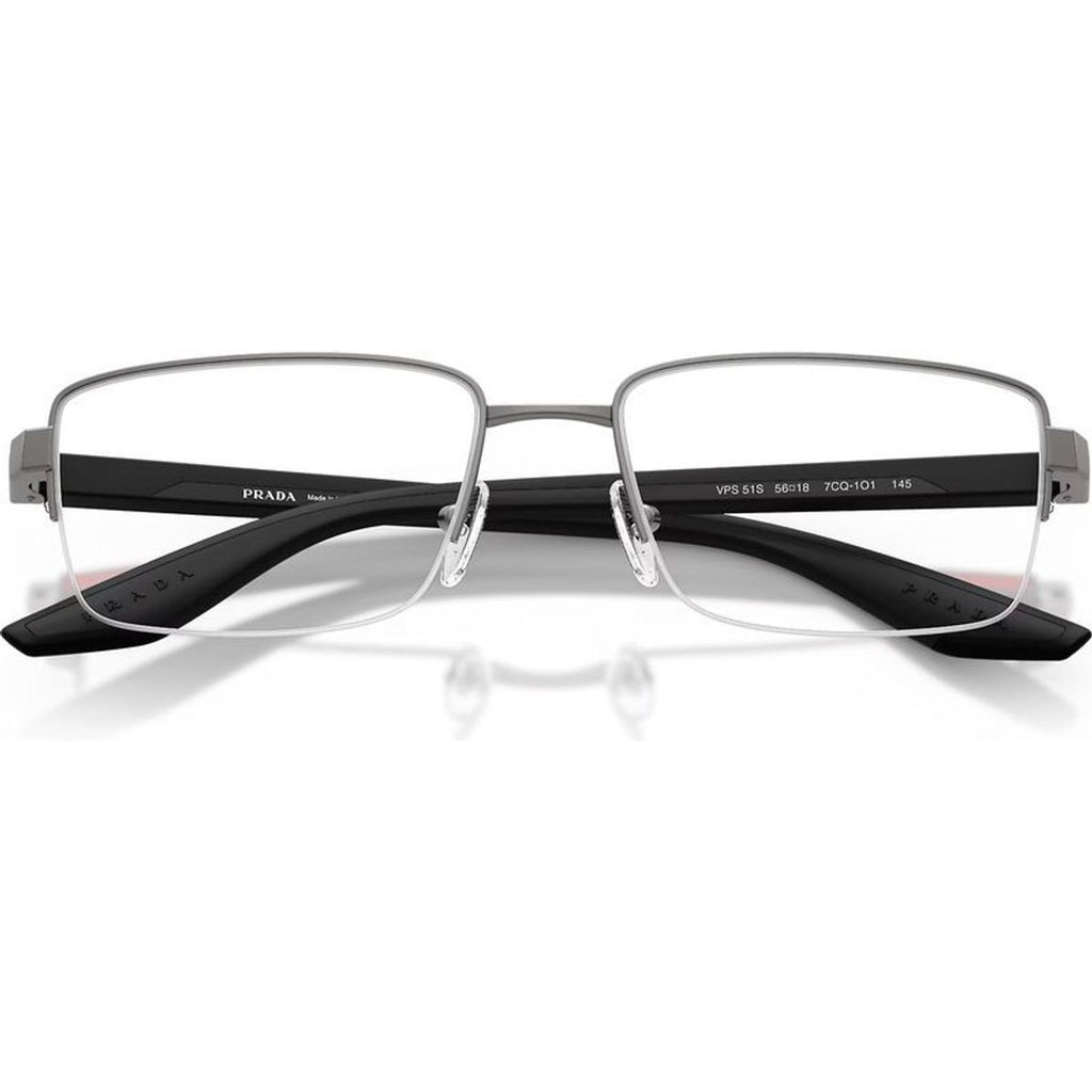 PS51SV, Gunmetal/Clear Lenses 56 Eye Size