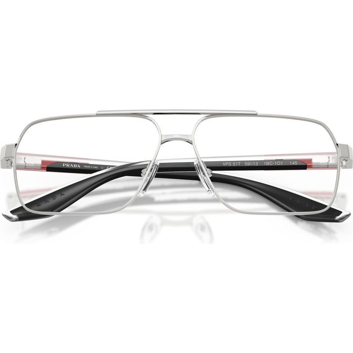 PS51TV, Silver/Clear Lenses 57 Eye Size