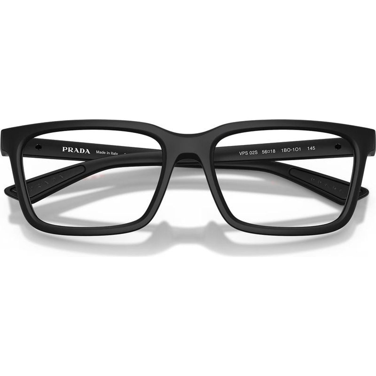 PS02SV, Matte Black/Clear Lenses 54 Eye Size
