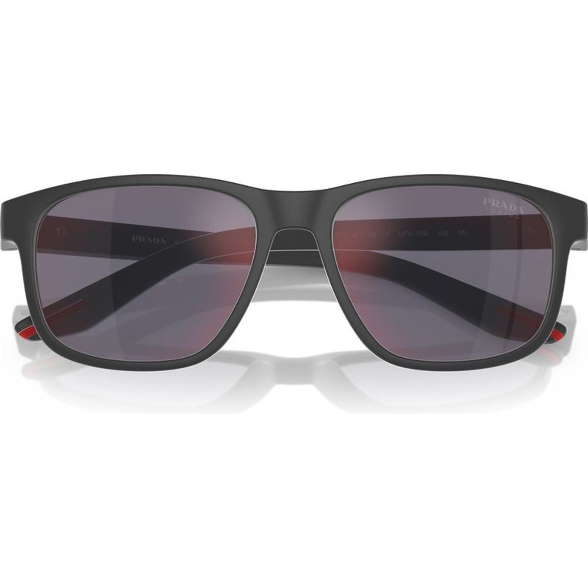 PS06YS, Grey Rubber/Dark Grey and Red Mirror Lenses