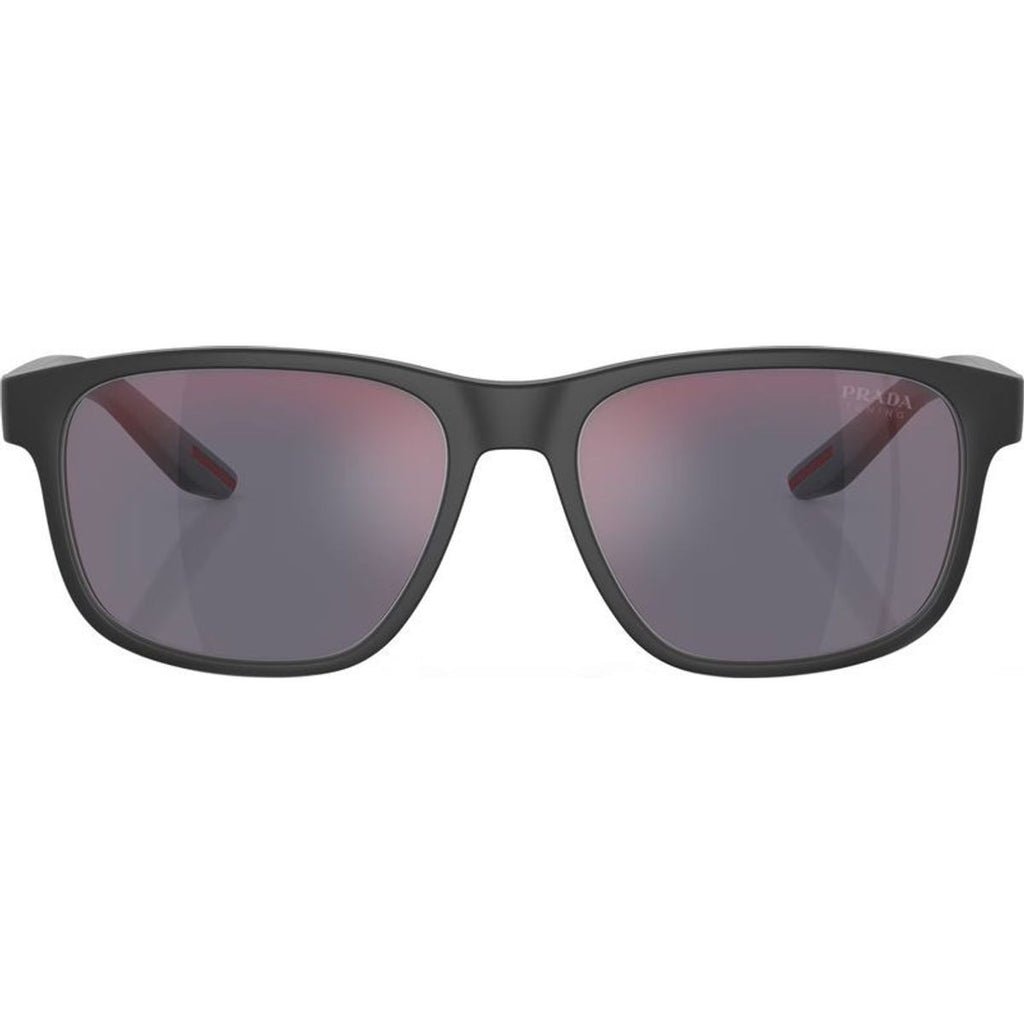 PS06YS, Grey Rubber/Dark Grey and Red Mirror Lenses