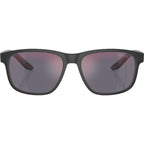 PS06YS, Grey Rubber/Dark Grey and Red Mirror Lenses