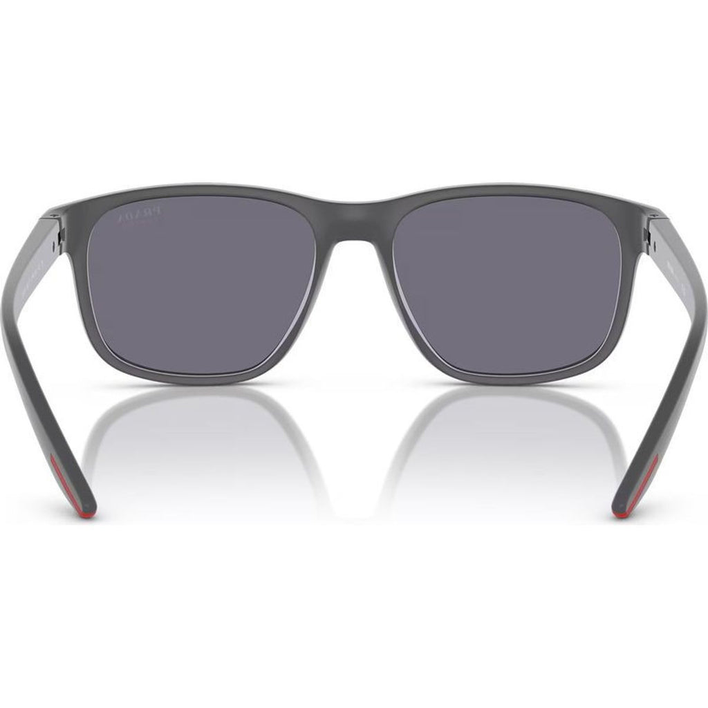 PS06YS, Grey Rubber/Dark Grey and Red Mirror Lenses