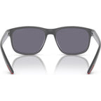 PS06YS, Grey Rubber/Dark Grey and Red Mirror Lenses