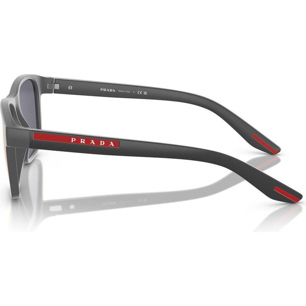 PS06YS, Grey Rubber/Dark Grey and Red Mirror Lenses