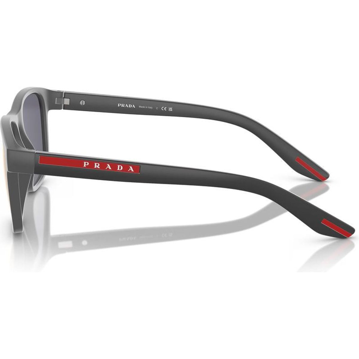 PS06YS, Grey Rubber/Dark Grey and Red Mirror Lenses