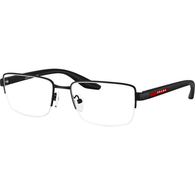 PS51SV, Rubbered Black/Clear Lenses 56 Eye Size