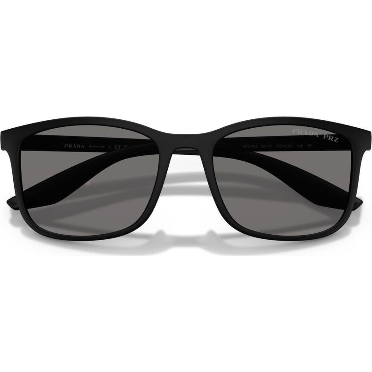 PSA08S, Rubbered Black/Dark Grey Polarised Lenses