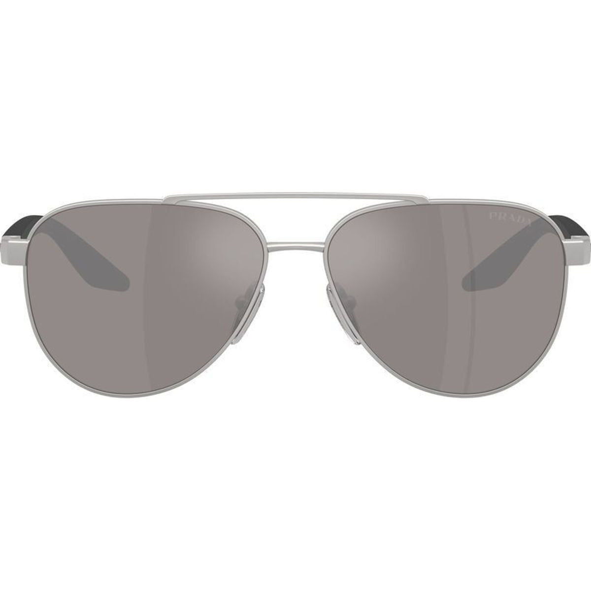 PSA52S, Matte Grey/Purple Brown Silver Mirror Lenses