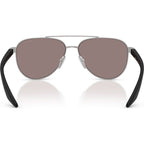 PSA52S, Matte Grey/Purple Brown Silver Mirror Lenses