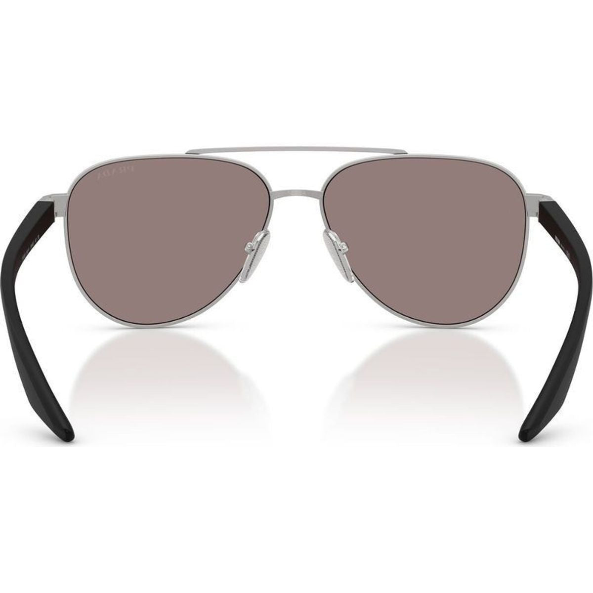 PSA52S, Matte Grey/Purple Brown Silver Mirror Lenses