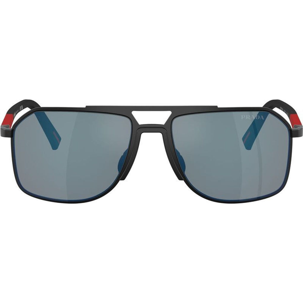 PSB51S, Matte Black/Dark Grey Red Blue Mirror Lenses