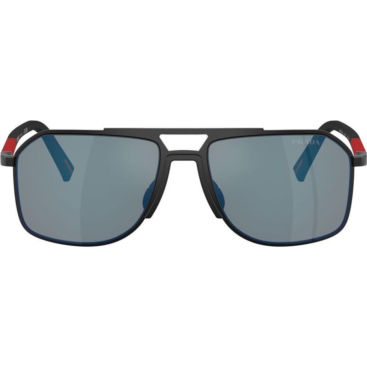 PSB51S, Matte Black/Dark Grey Red Blue Mirror Lenses