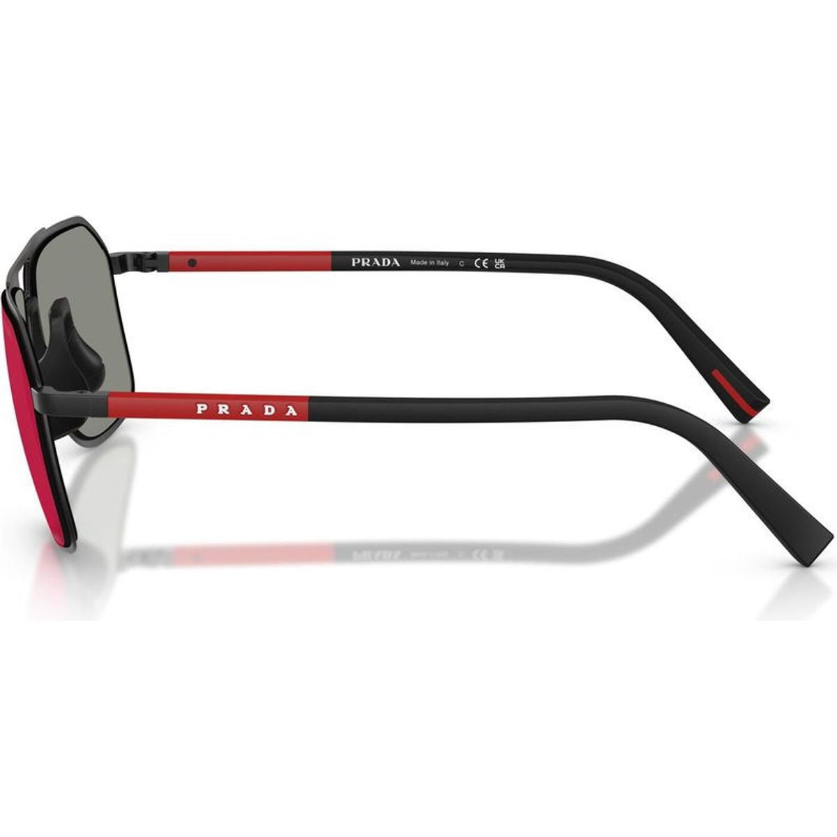 PSB51S, Matte Black/Dark Grey Red Blue Mirror Lenses