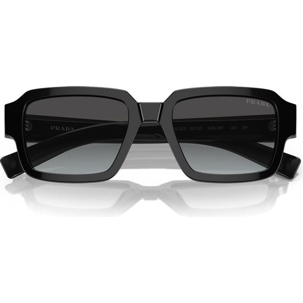 PR02ZS, Black/Vintage Grey Gradient Glass Lenses