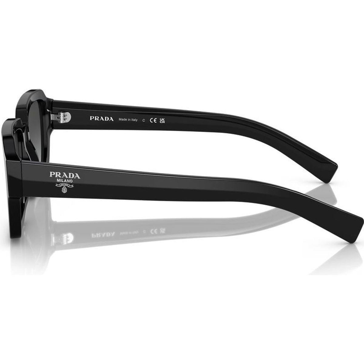 PR02ZS, Black/Vintage Grey Gradient Glass Lenses