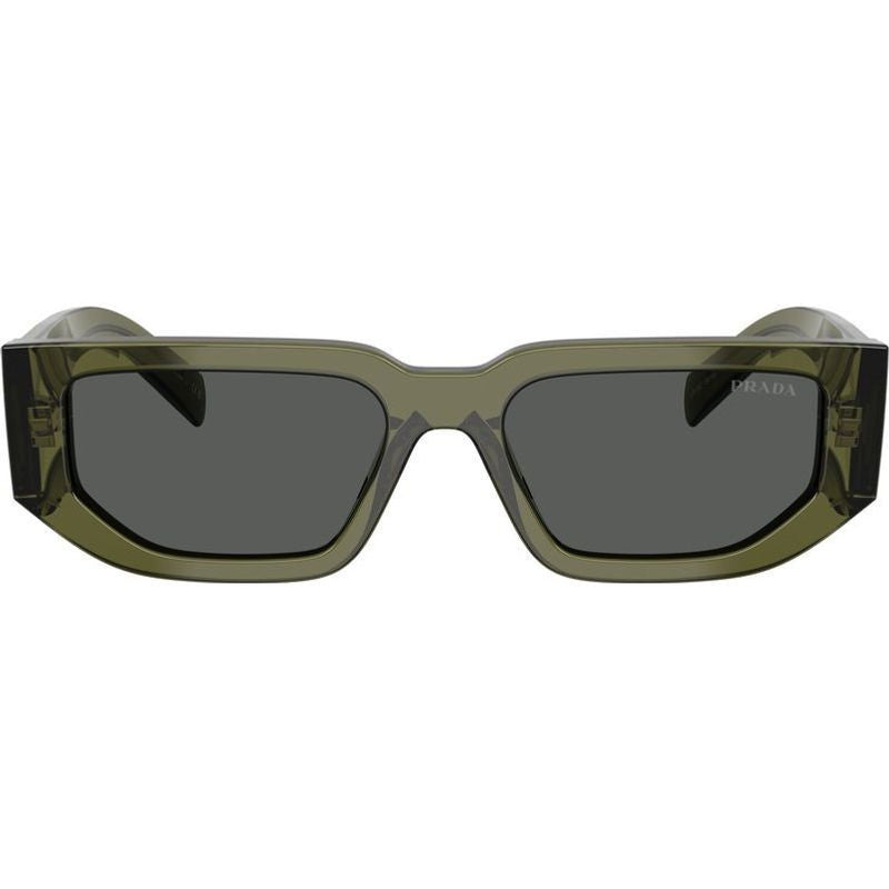 PR09ZS, Transparent Military Green/Dark Grey Lenses